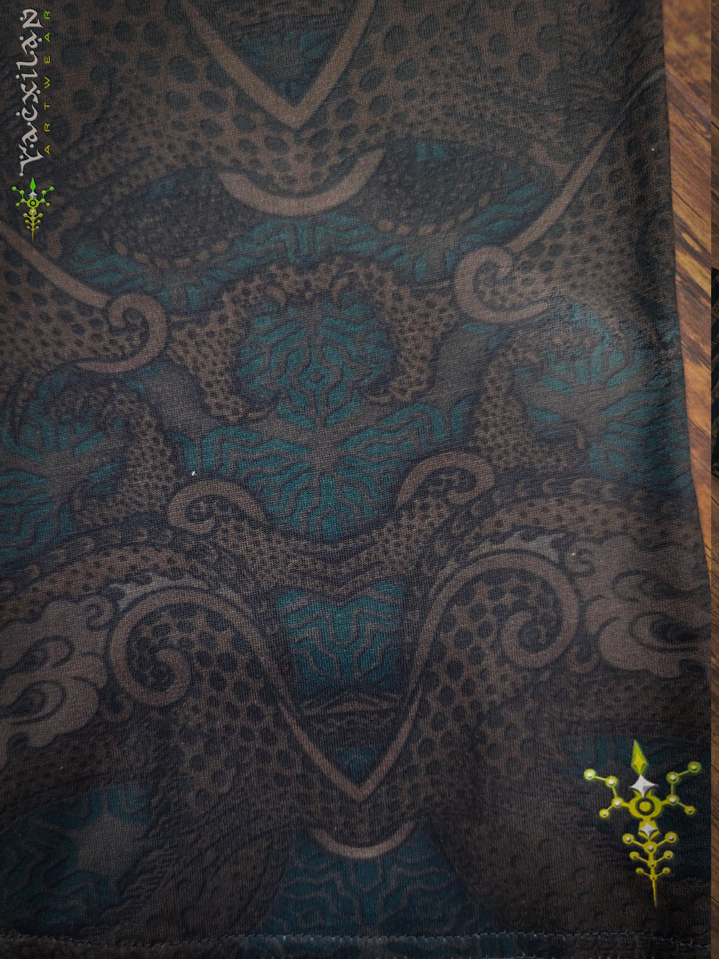 New T-Shirt Men / Cotton Supima AOP - DRAGONS